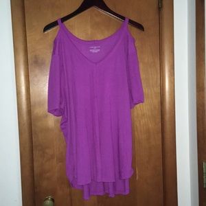 Lane Bryant Purple Shirt
